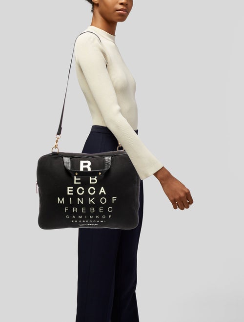 Rebecca Minkoff Canvas Top Handle Bag