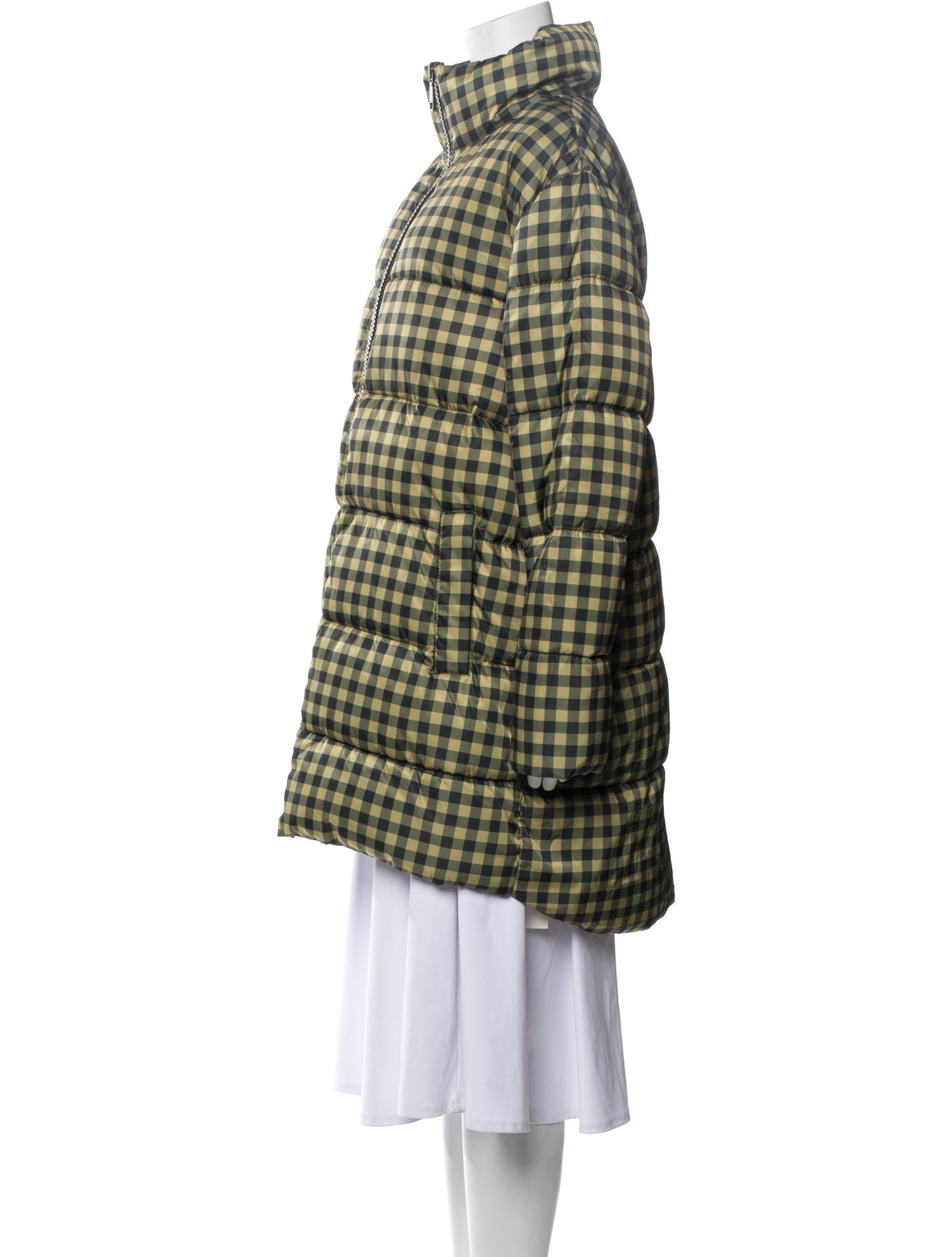 Rebecca Minkoff Plaid Print Coat