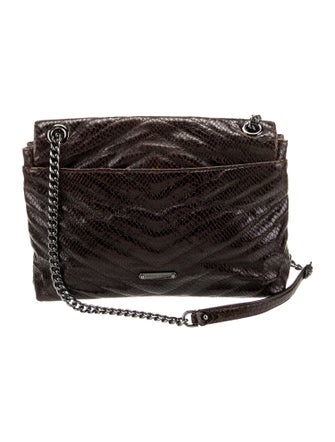 Rebecca Minkoff Embossed Leather Shoulder Bag