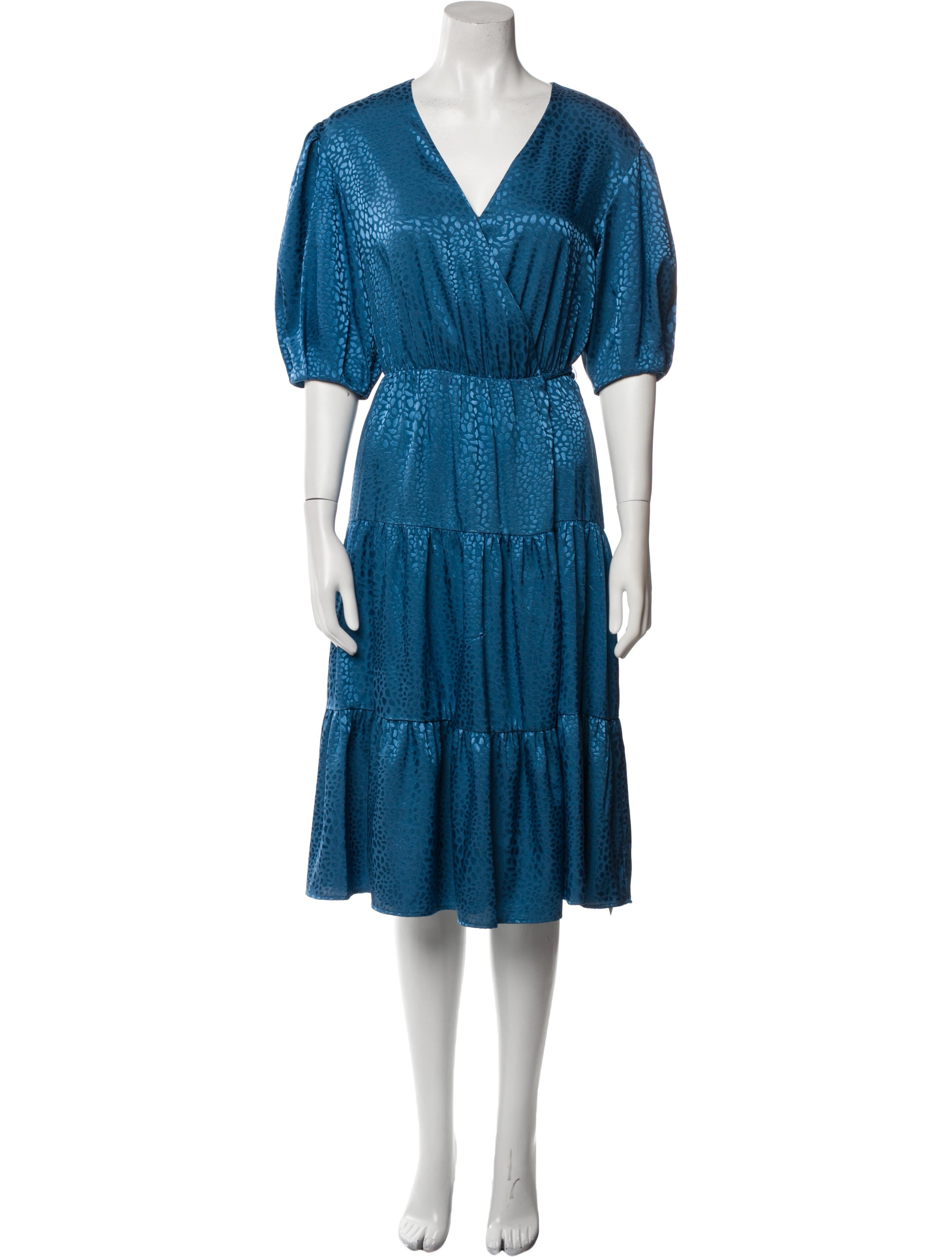 Rebecca Minkoff V-Neck Midi Length Dress w/ Tags