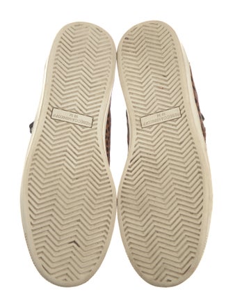 Rebecca Minkoff Ponyhair Animal Print Wedge Sneakers