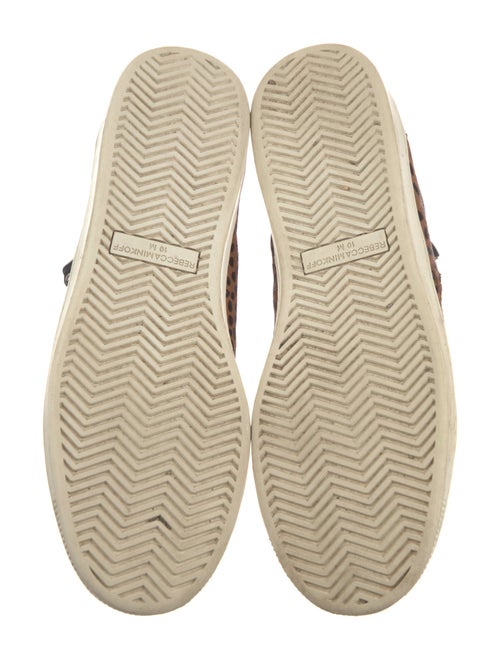 Rebecca Minkoff Ponyhair Animal Print Wedge Sneakers