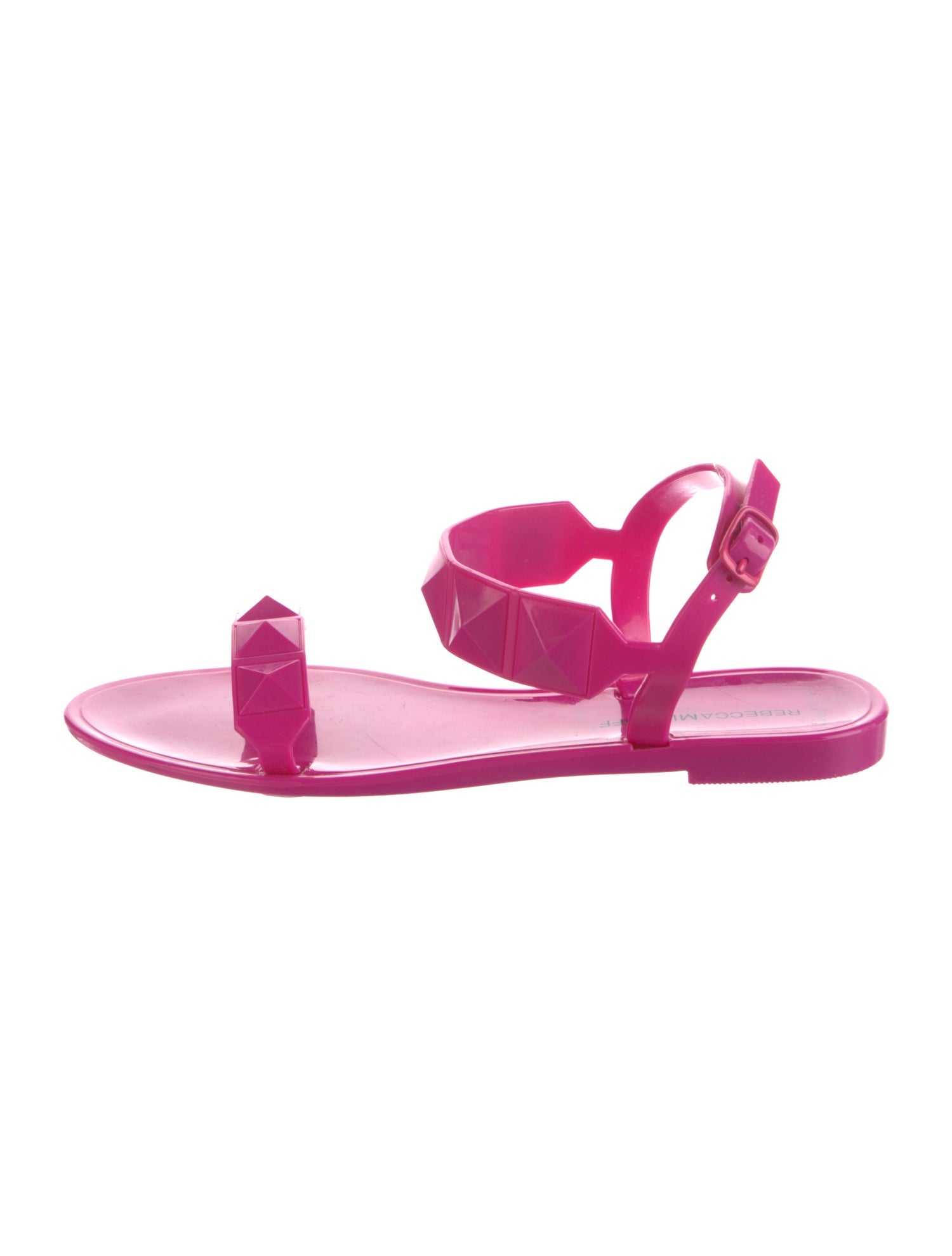 Rebecca Minkoff Rubber Studded Accents Slingback Sandals