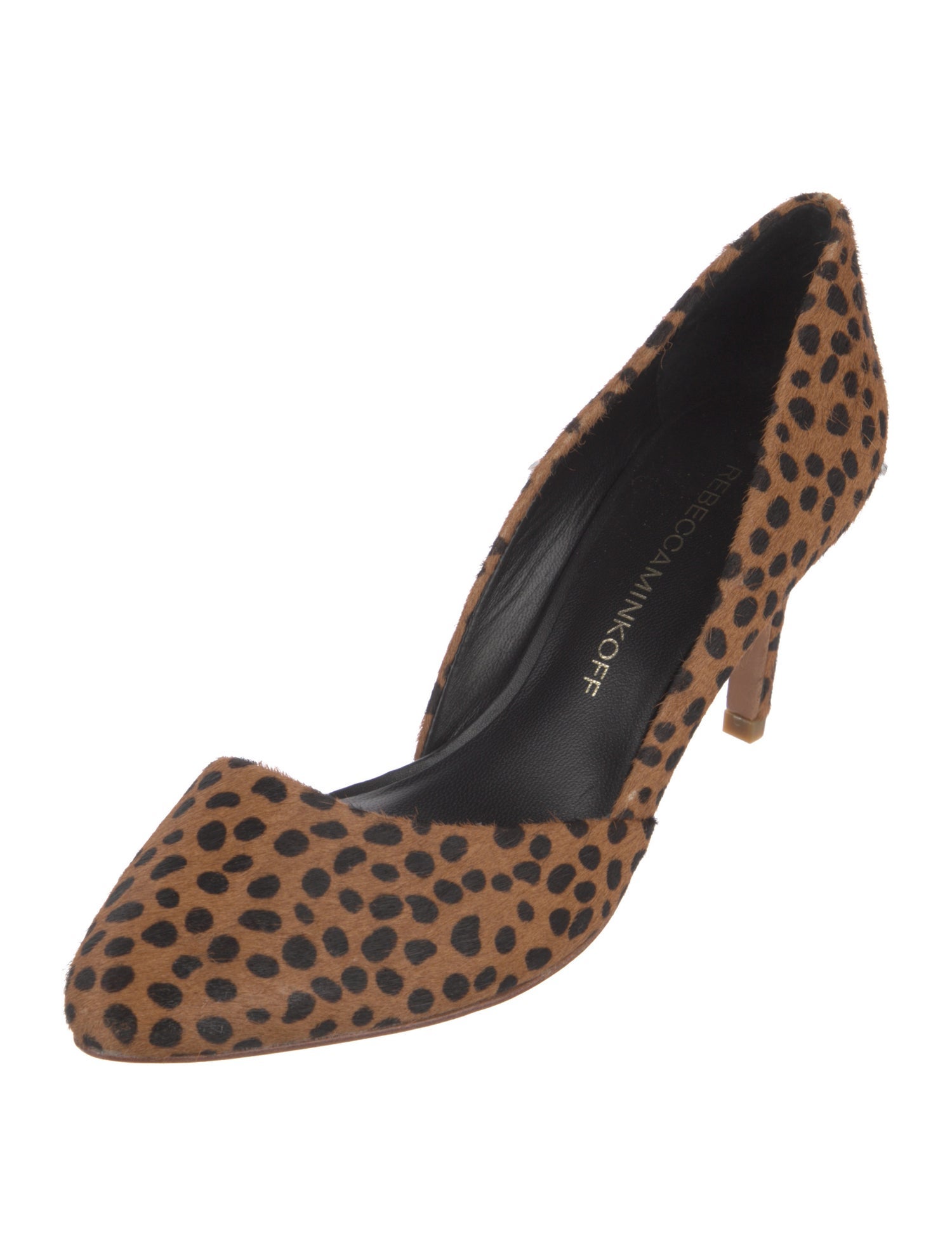 Rebecca Minkoff Ponyhair Animal Print D'Orsay Pumps