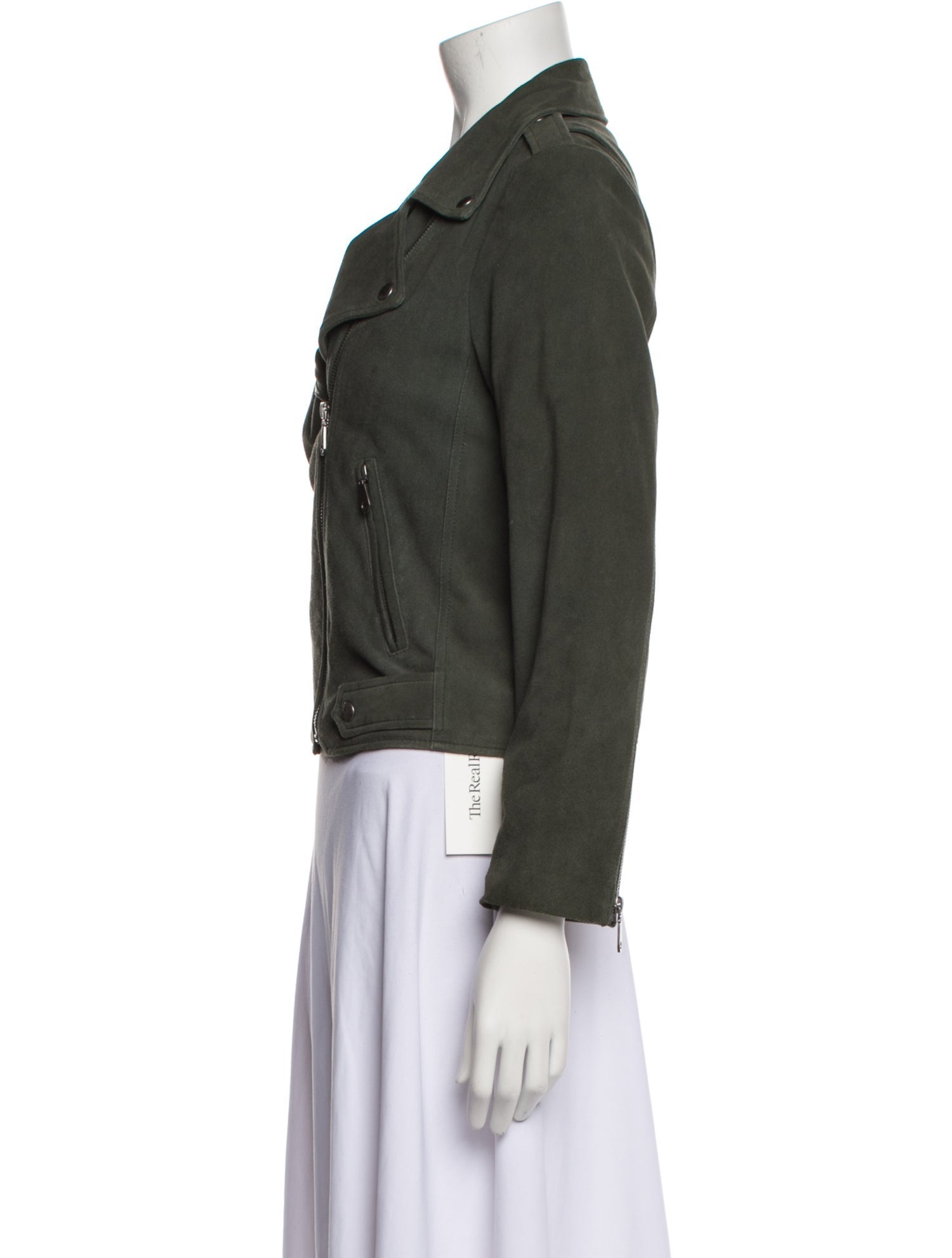 Rebecca Minkoff Suede Biker Jacket