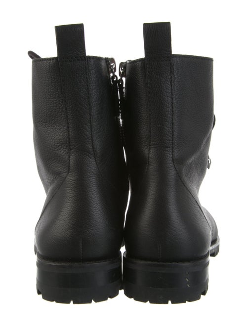 Rebecca Minkoff Leather Chain-Link Accents Combat Boots
