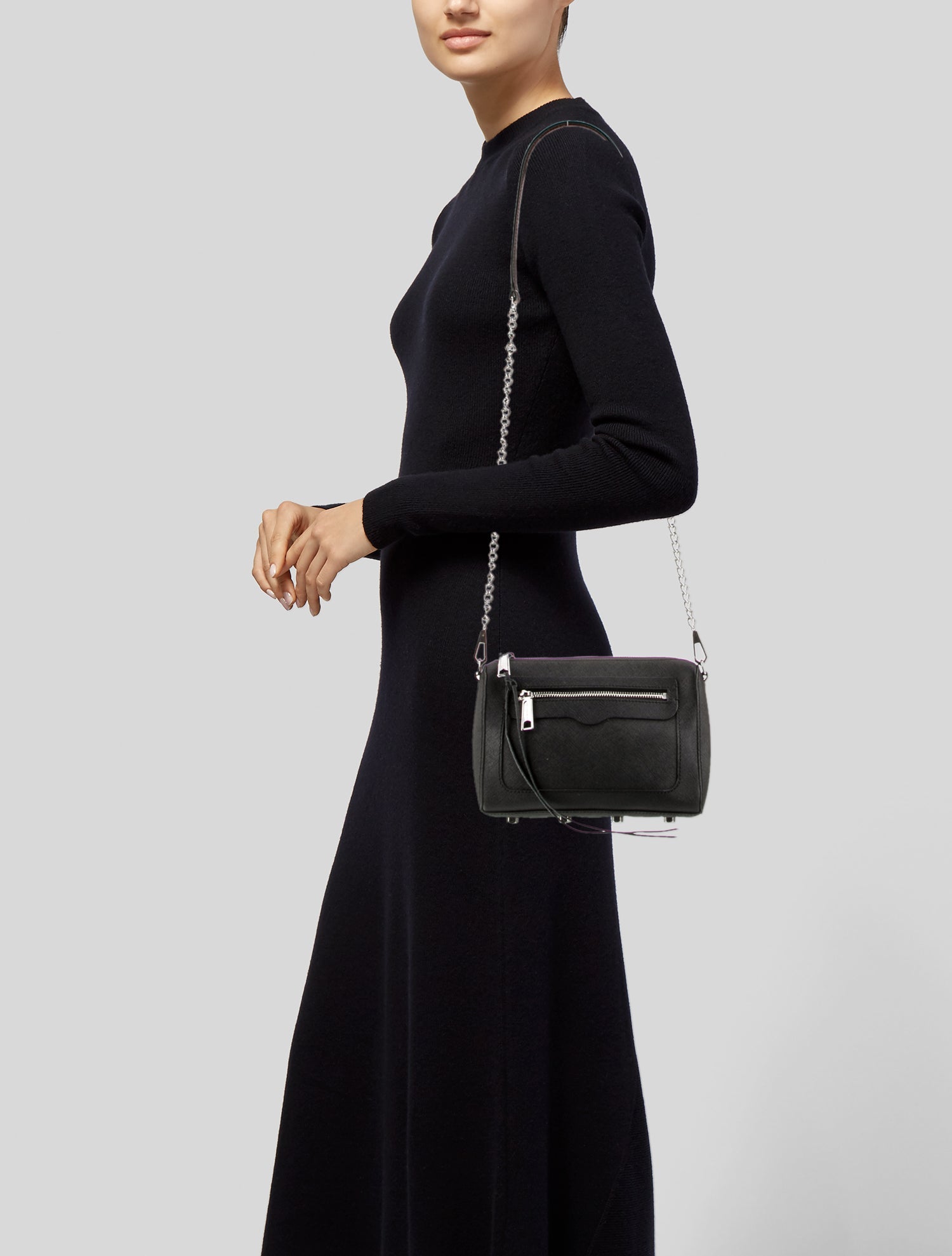 Rebecca Minkoff Saffiano Leather Crossbody Bag