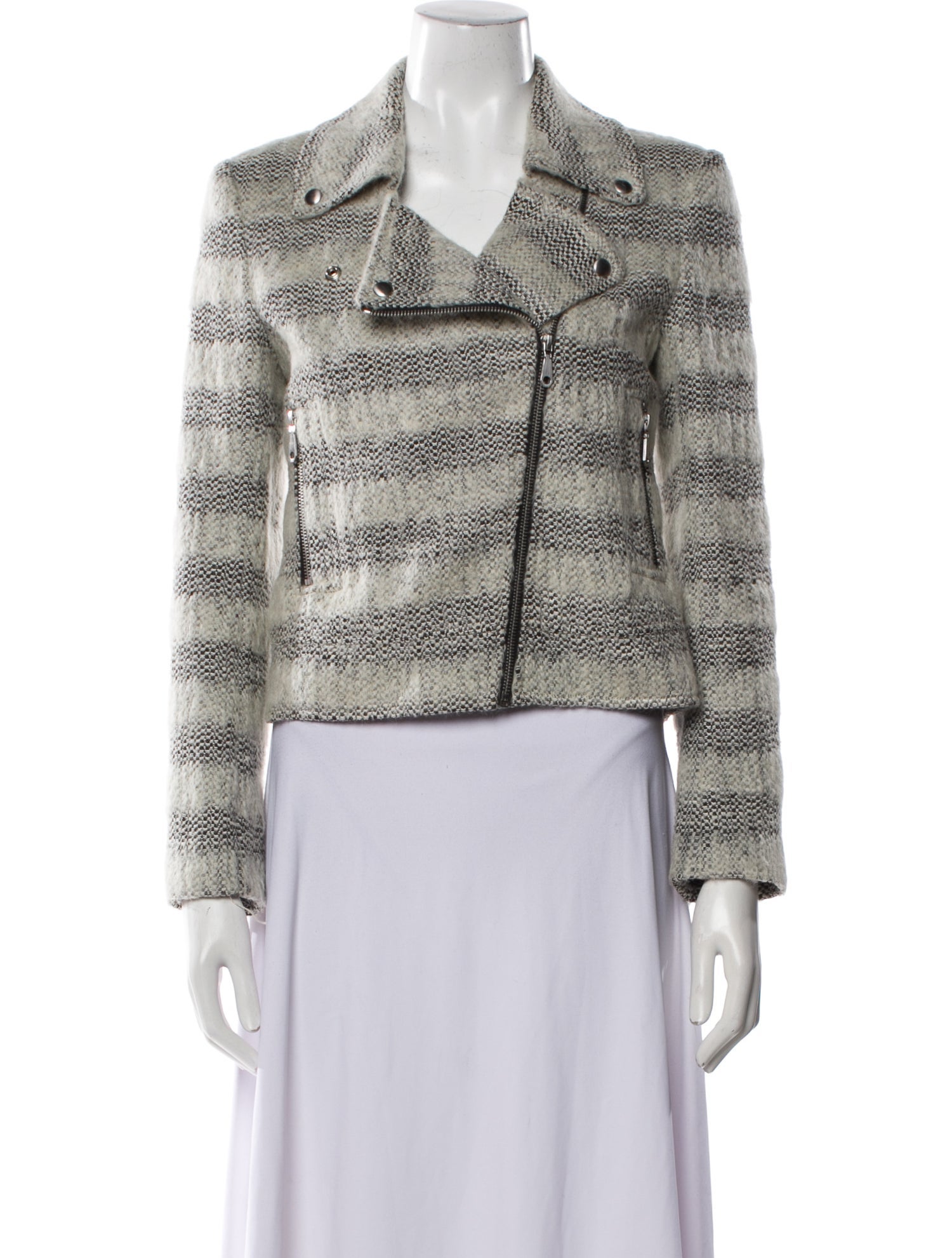 Rebecca Minkoff Tweed Pattern Blazer