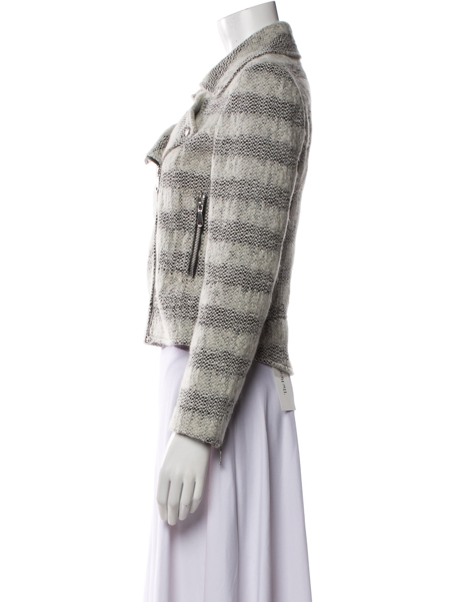 Rebecca Minkoff Tweed Pattern Blazer