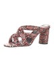 Rebecca Minkoff Leather Floral Print Slides