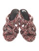 Rebecca Minkoff Leather Floral Print Slides