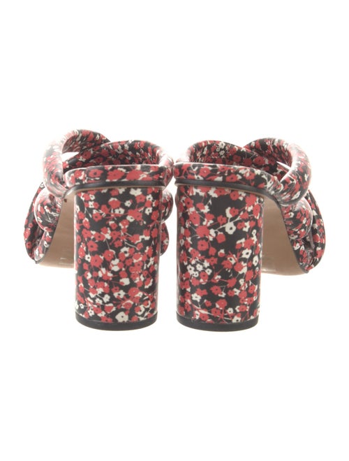 Rebecca Minkoff Leather Floral Print Slides