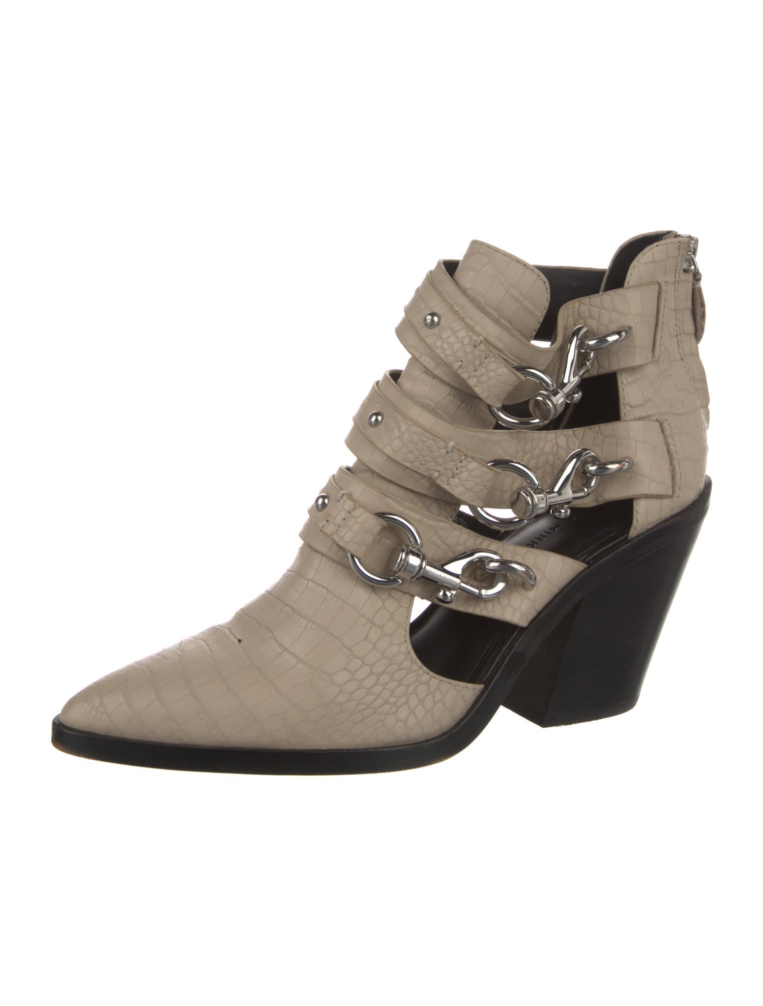 Rebecca Minkoff Leather Cutout Accent Pumps