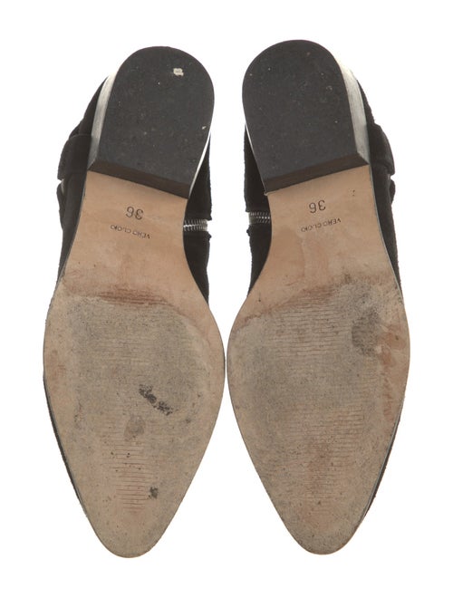 Rebecca Minkoff Suede Studded Accents Moto Boots