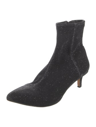 Rebecca Minkoff Glitter Accents Sock Boots