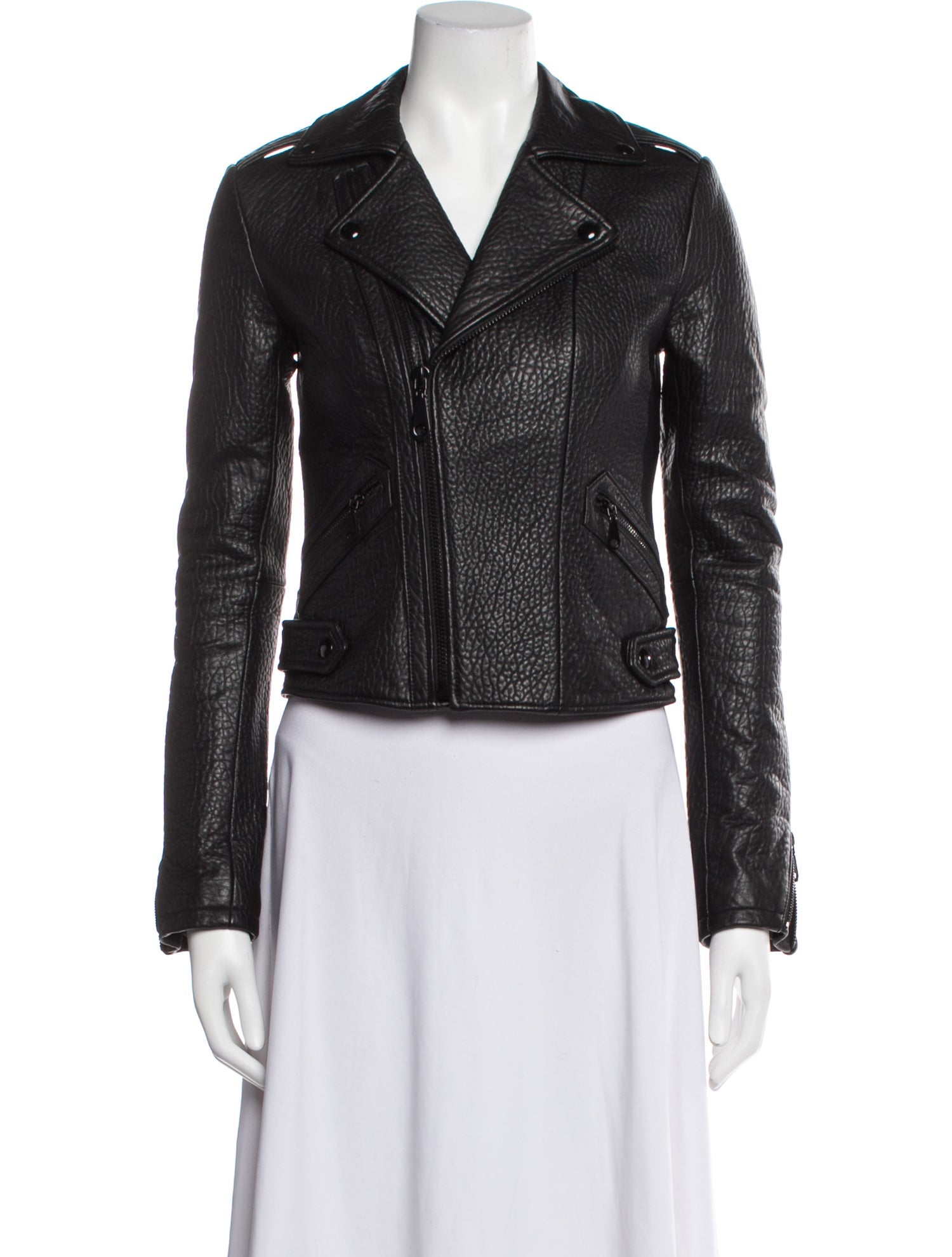 Rebecca Minkoff Lambskin Biker Jacket