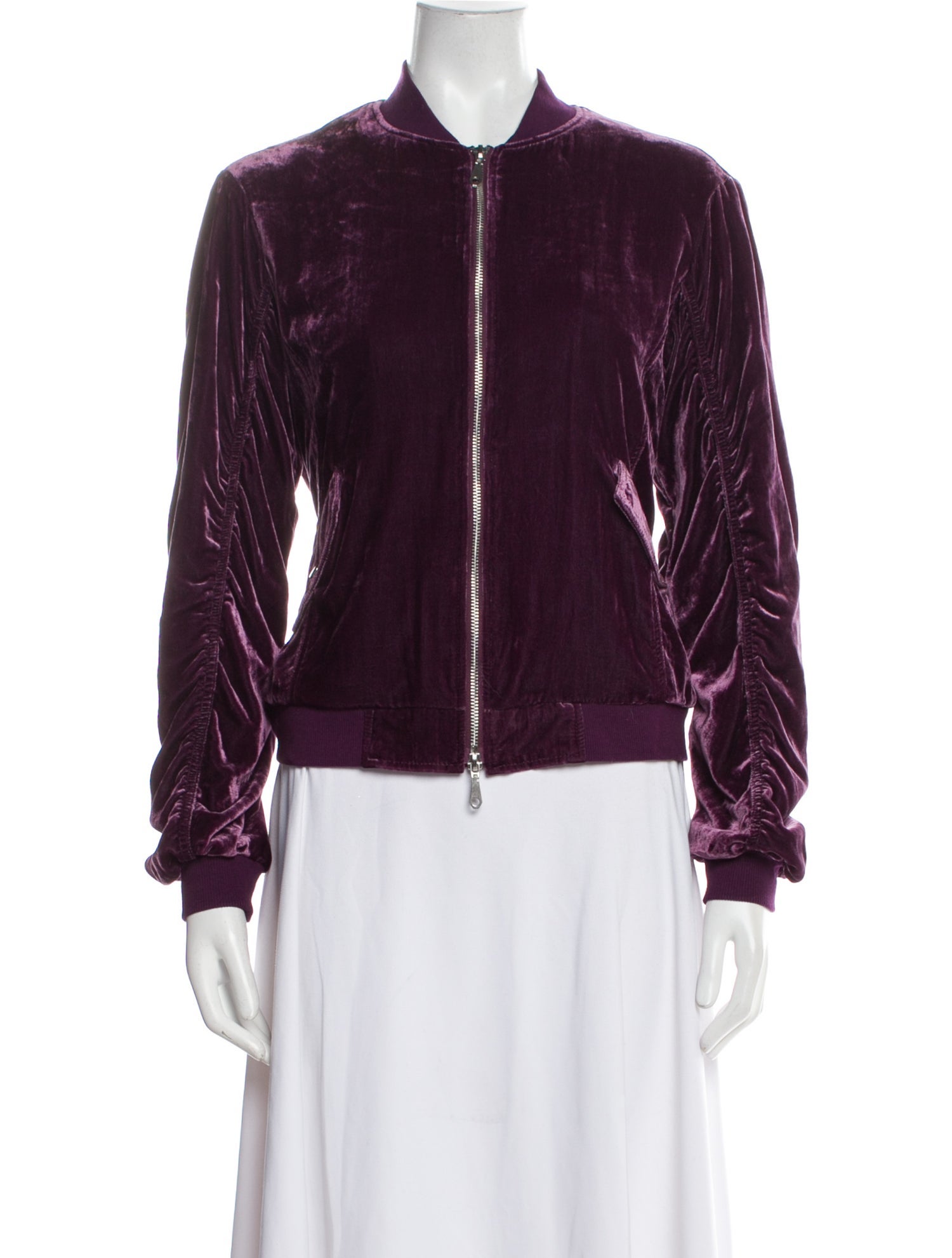 Rebecca Minkoff Printed Bomber Jacket