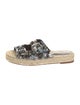 Rebecca Minkoff Floral Print Studded Accents Espadrilles