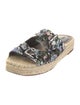 Rebecca Minkoff Floral Print Studded Accents Espadrilles