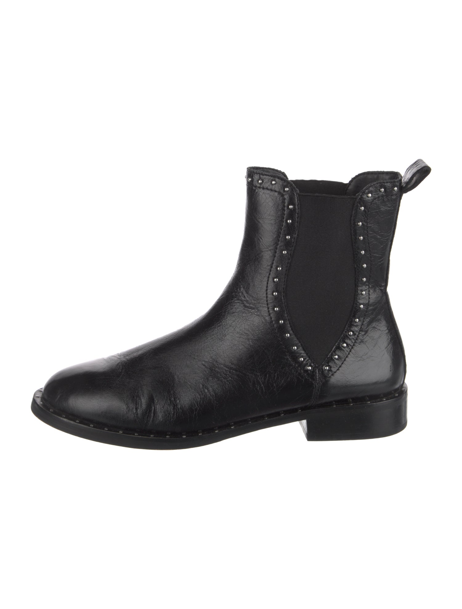 Rebecca Minkoff Leather Studded Accents Chelsea Boots