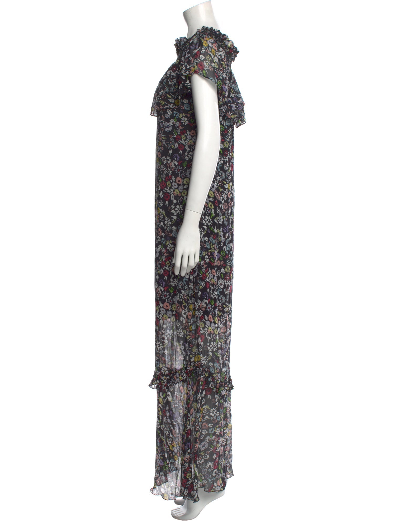 Rebecca Minkoff Floral Print Long Dress