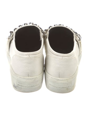 Rebecca Minkoff Leather Printed Sneakers