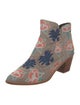 Rebecca Minkoff Suede Printed Western Boots
