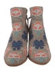 Rebecca Minkoff Suede Printed Western Boots