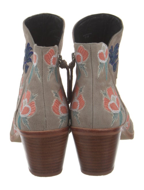 Rebecca Minkoff Suede Printed Western Boots