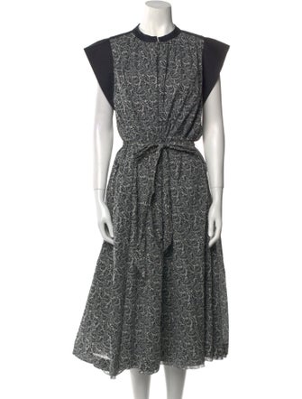 Rebecca Minkoff Printed Midi Length Dress