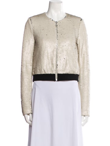 Rebecca Minkoff Jackets Sequin Tweed Pattern Evening Jacket XS