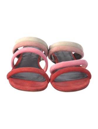 Rebecca Minkoff Suede Printed Slides