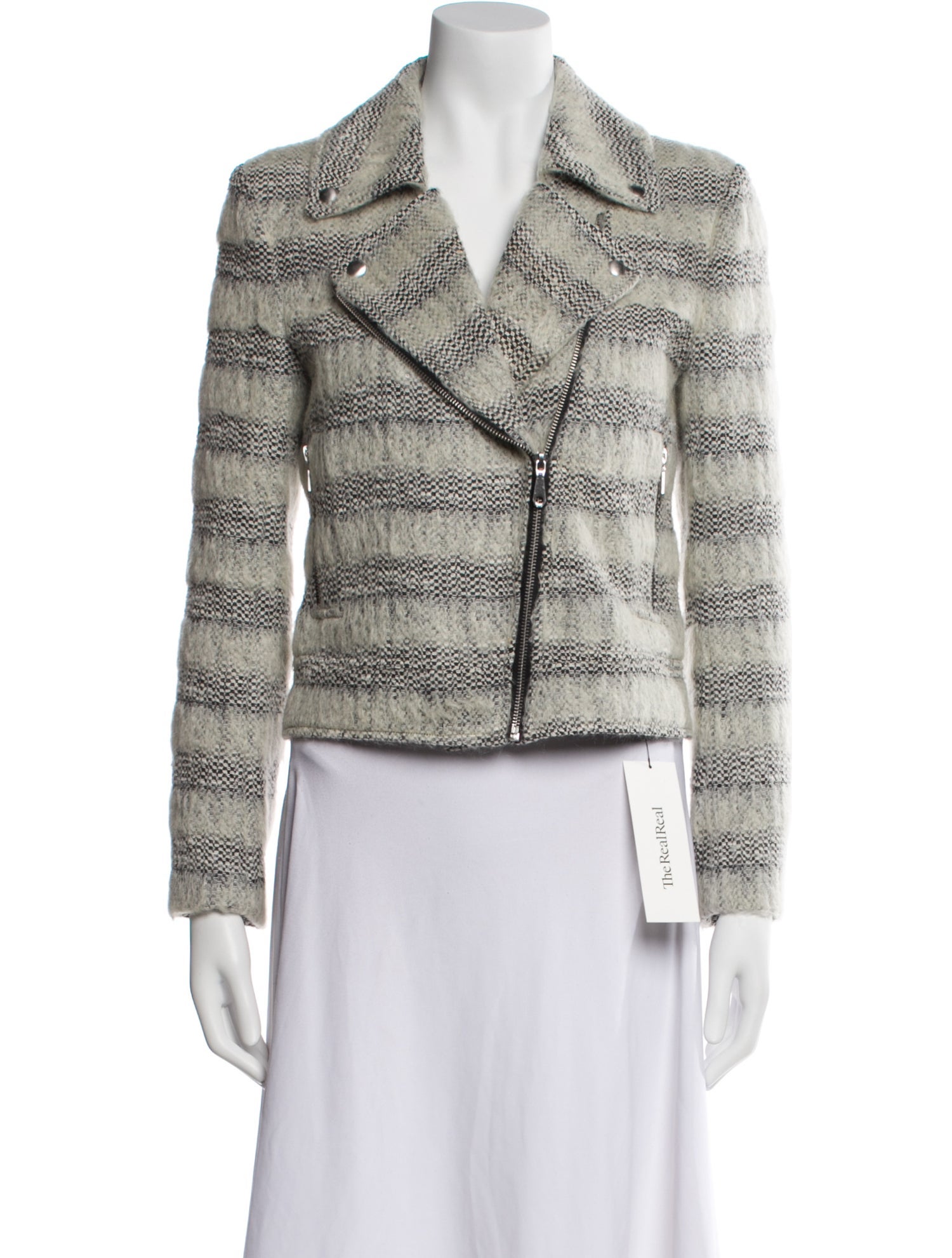 Rebecca Minkoff Tweed Pattern Blazer