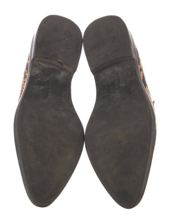 Rebecca Minkoff Embossed Leather Animal Print Loafers