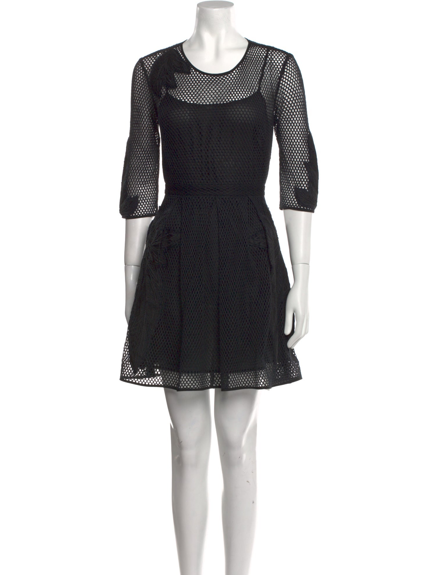 Rebecca Minkoff Scoop Neck Mini Dress