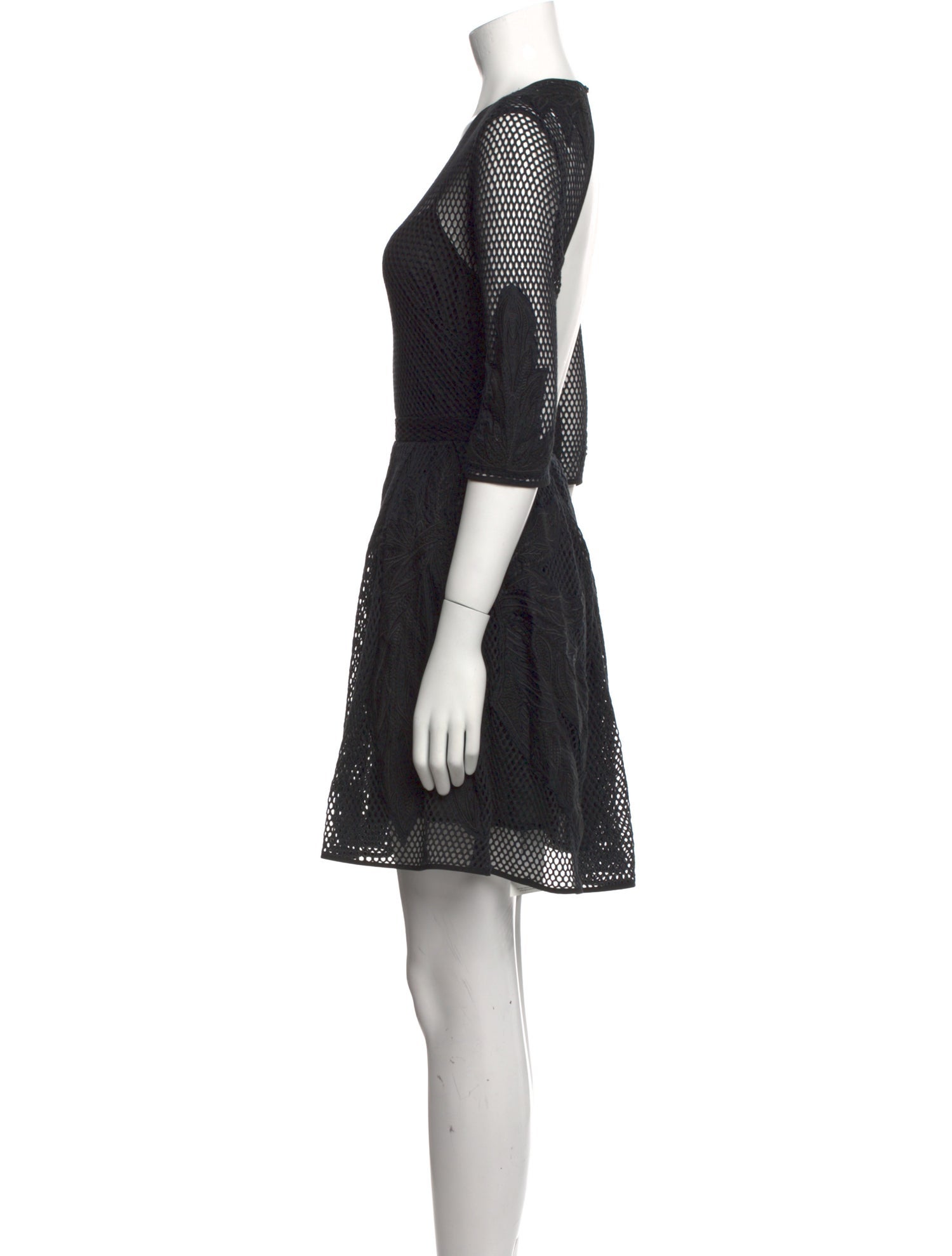 Rebecca Minkoff Scoop Neck Mini Dress