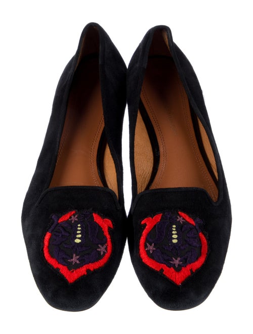 Rebecca Minkoff Suede Graphic Print Loafers