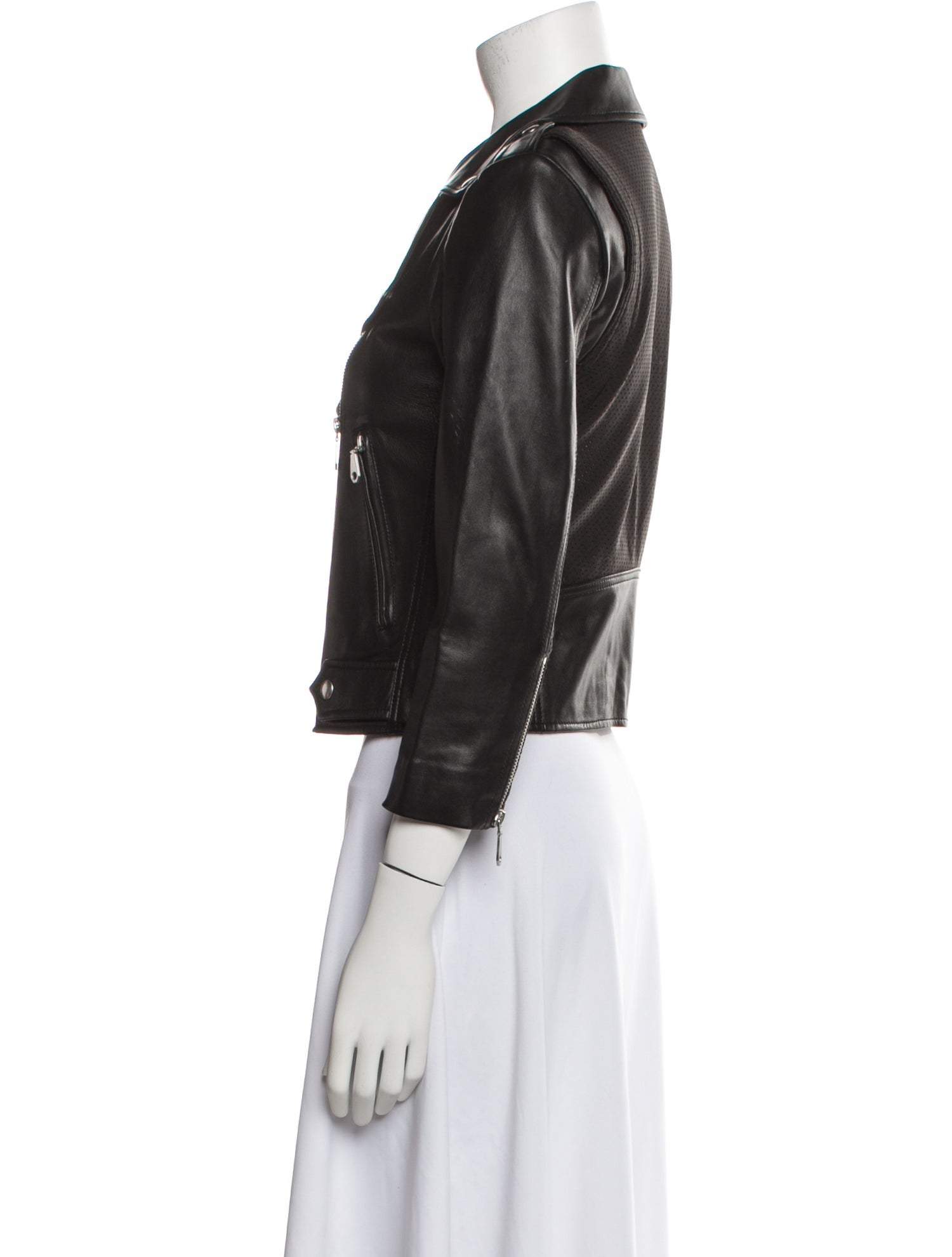Rebecca Minkoff Lambskin Biker Jacket