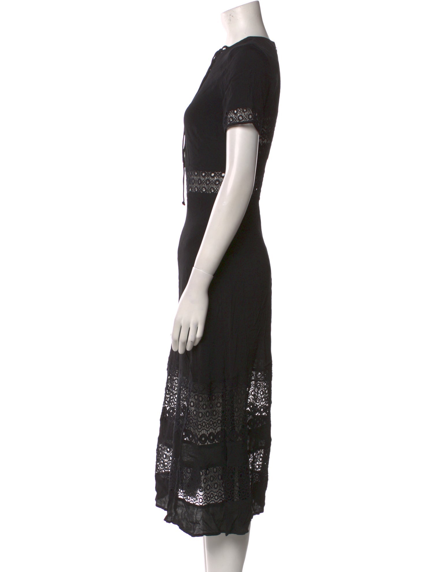 Rebecca Minkoff Tie Neck Long Dress w/ Tags
