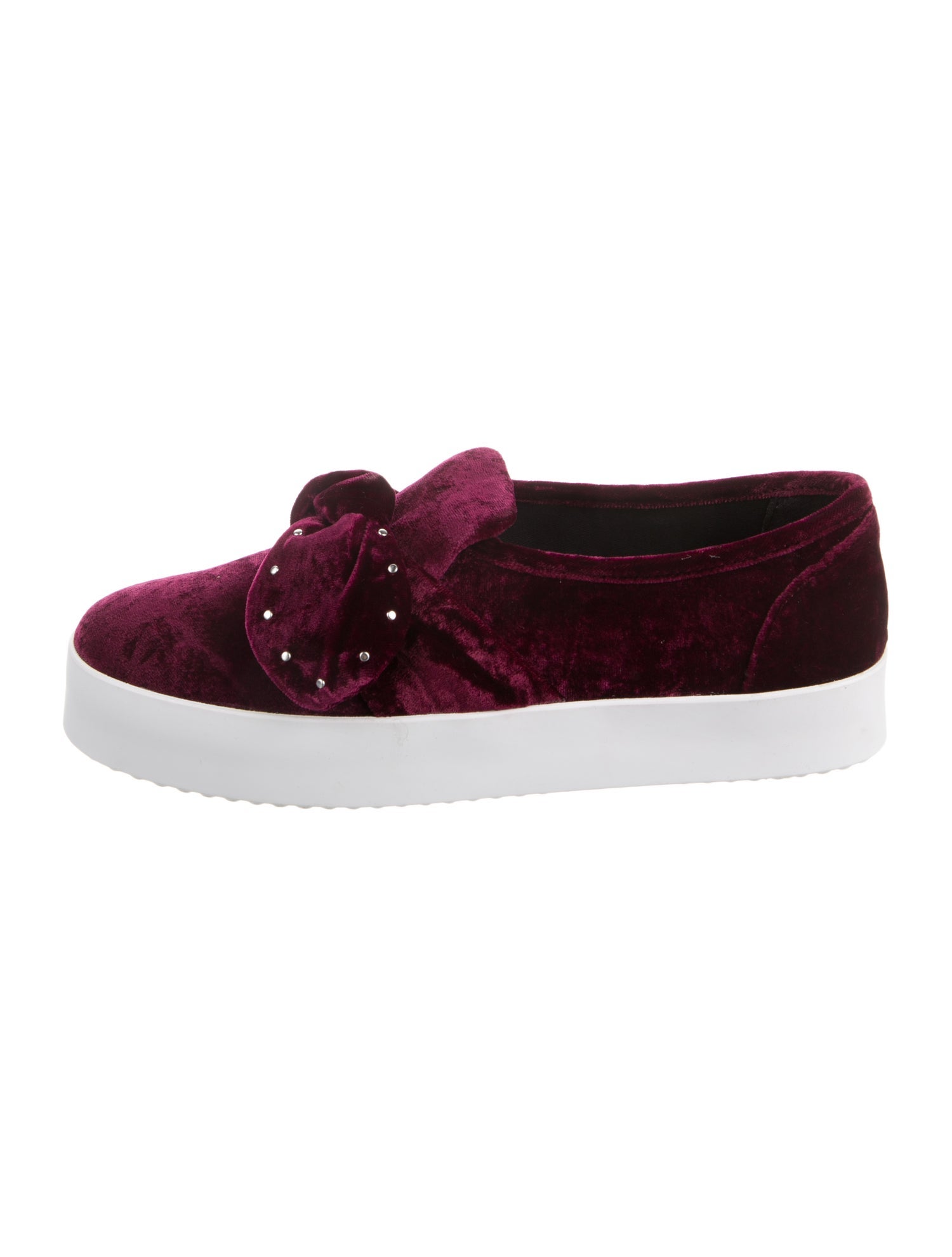 Rebecca Minkoff Velvet Bow Accents Flats w/ Tags