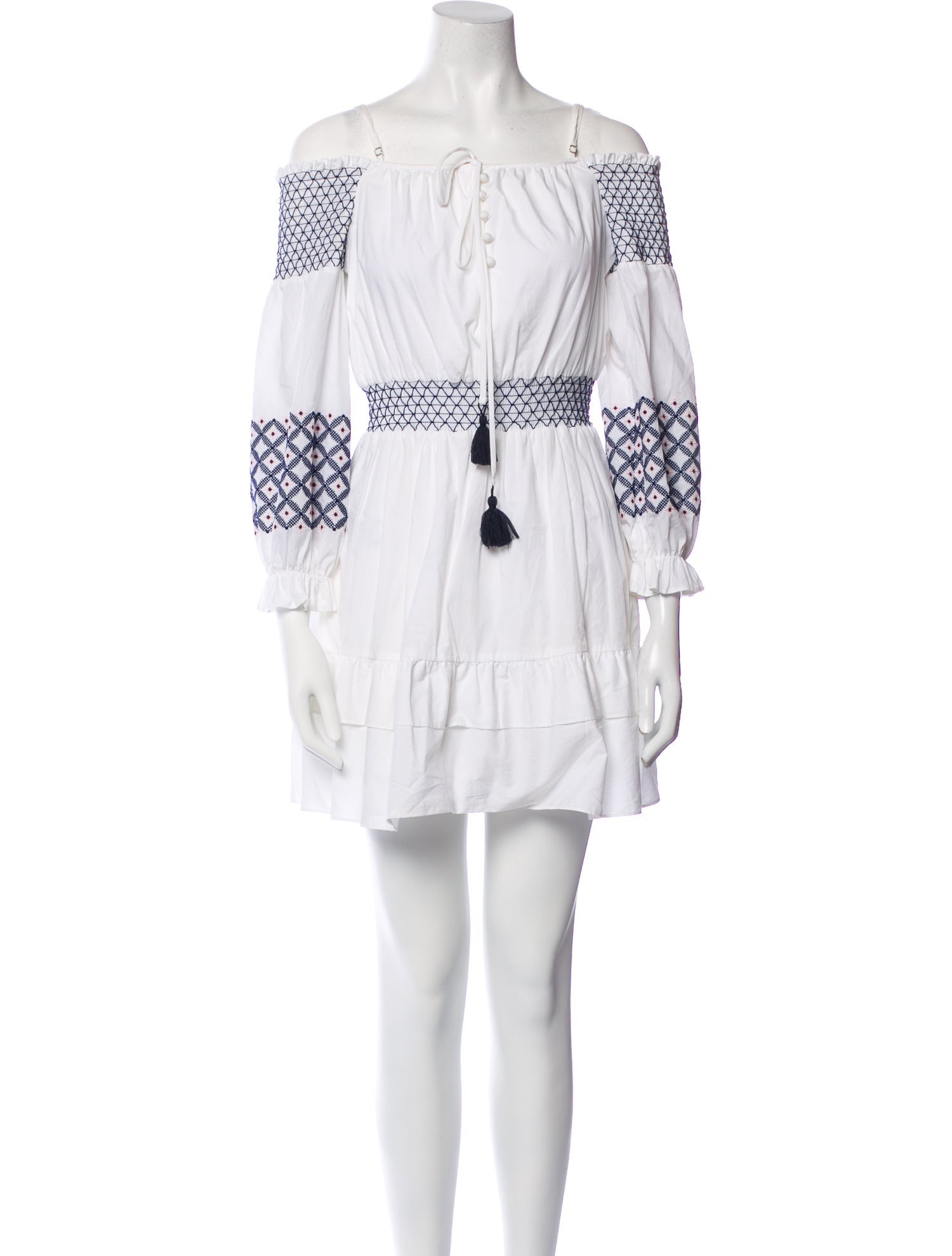 Rebecca Minkoff Square Neckline Mini Dress