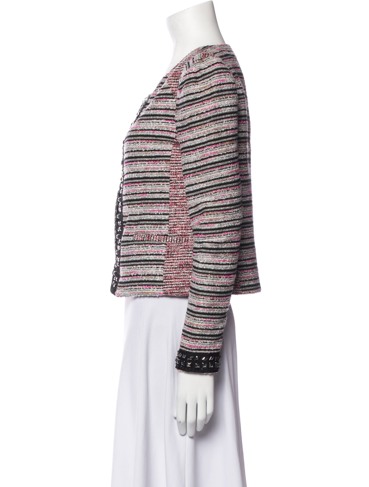 Rebecca Minkoff Tweed Striped Jacket