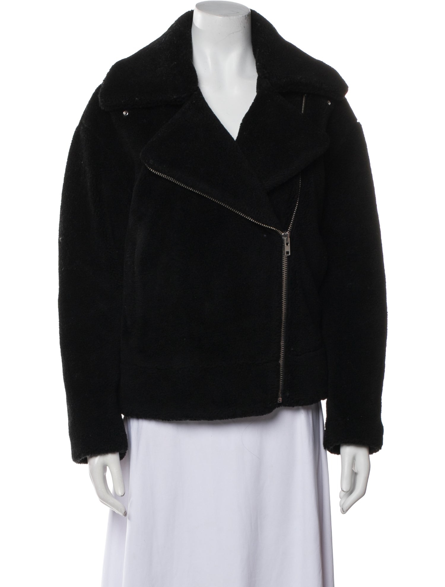 Rebecca Minkoff Wool Faux Fur Jacket