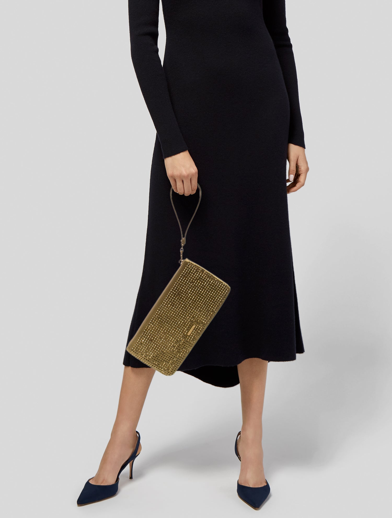 Rebecca Minkoff Satin Minaudière w/ Tags