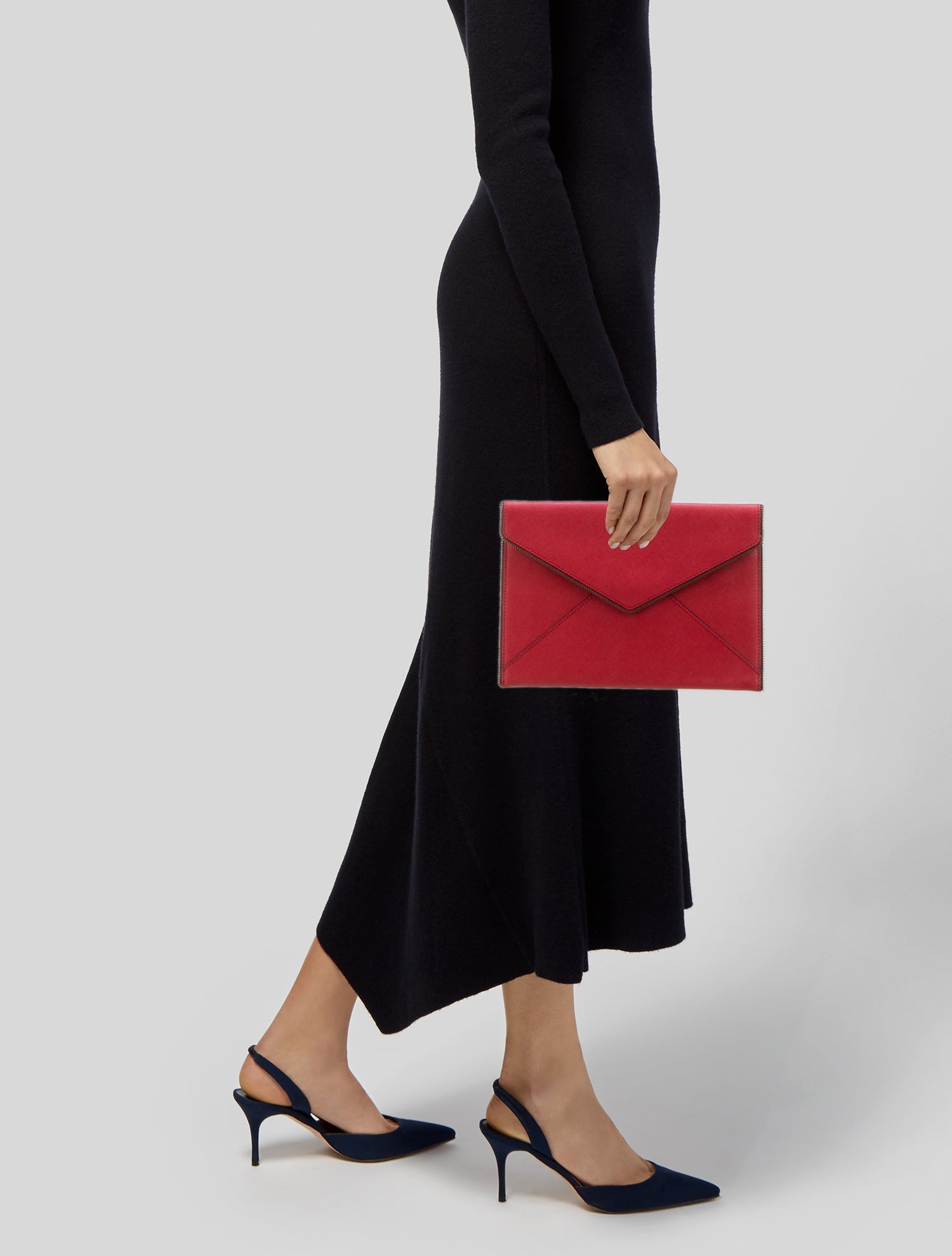 Rebecca Minkoff Saffiano Leather Clutch