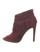 Rebecca Minkoff Suede Fringe Trim Accent Boots