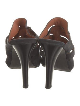 Rebecca Minkoff Suede Lasercut Accents Mules