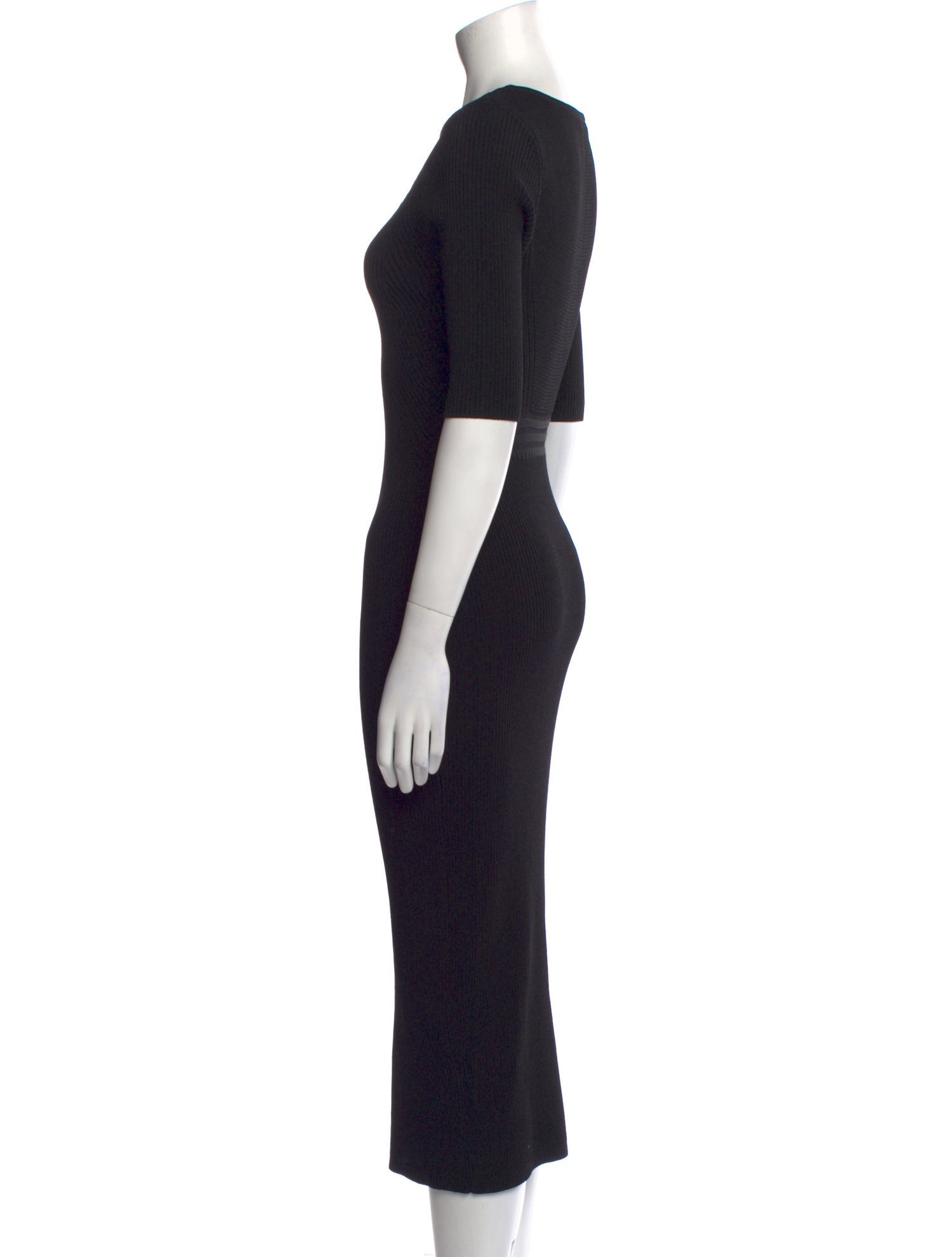 Rebecca Minkoff Crew Neck Midi Length Dress