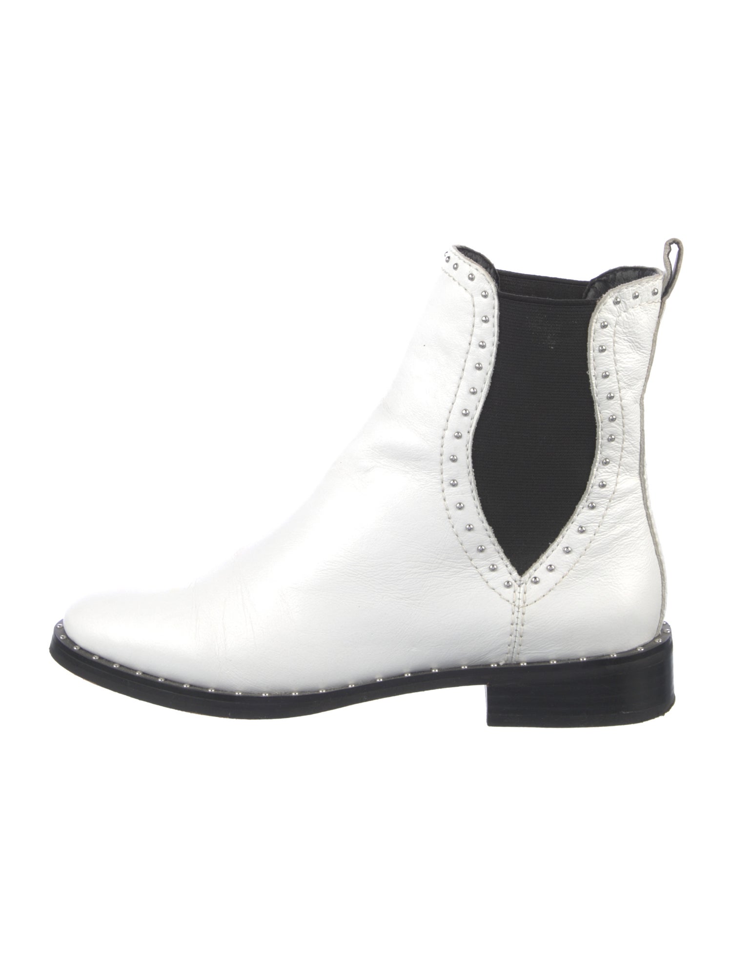 Rebecca Minkoff Leather Studded Accents Chelsea Boots