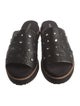 Rebecca Minkoff Leather Studded Accents Slides